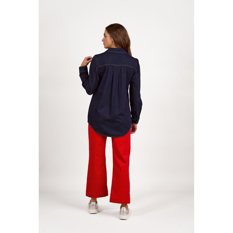 Vassalli Denim Shirt With Poppers image number 1